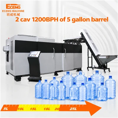 KB 2 5 Máquina de soplado de botella de galones
